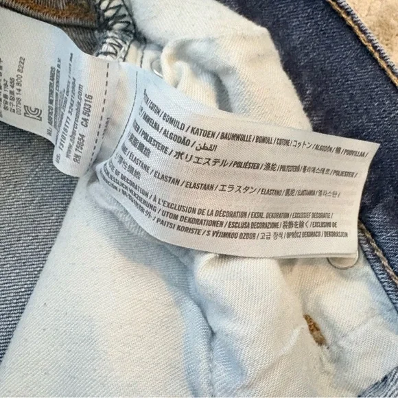 Abercrombie & Fitch Men’s Kennan Straight Stretch Blue Denim Jeans Size 33 x 32 - Picture 5 of 8